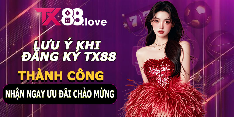 Lưu ý khi đăng ký TX88